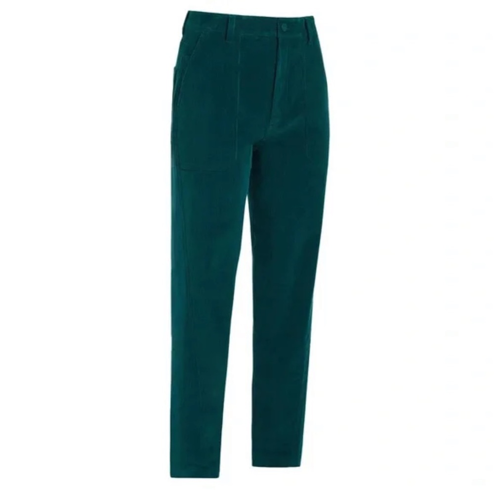 G/FORE Teal Corduroy Golf Ankle Pants for Women 0 - Picture 4 of 5